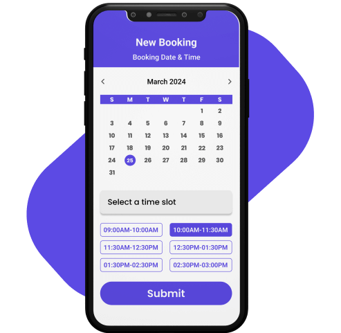 Appointment Scheduling Via Mobile App