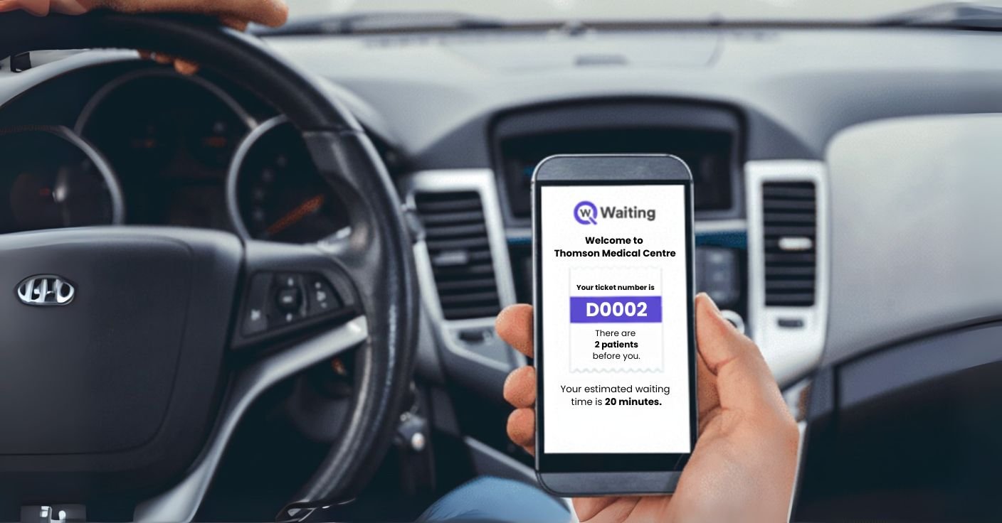 Patient Receives Queue Reminder Message on Mobile