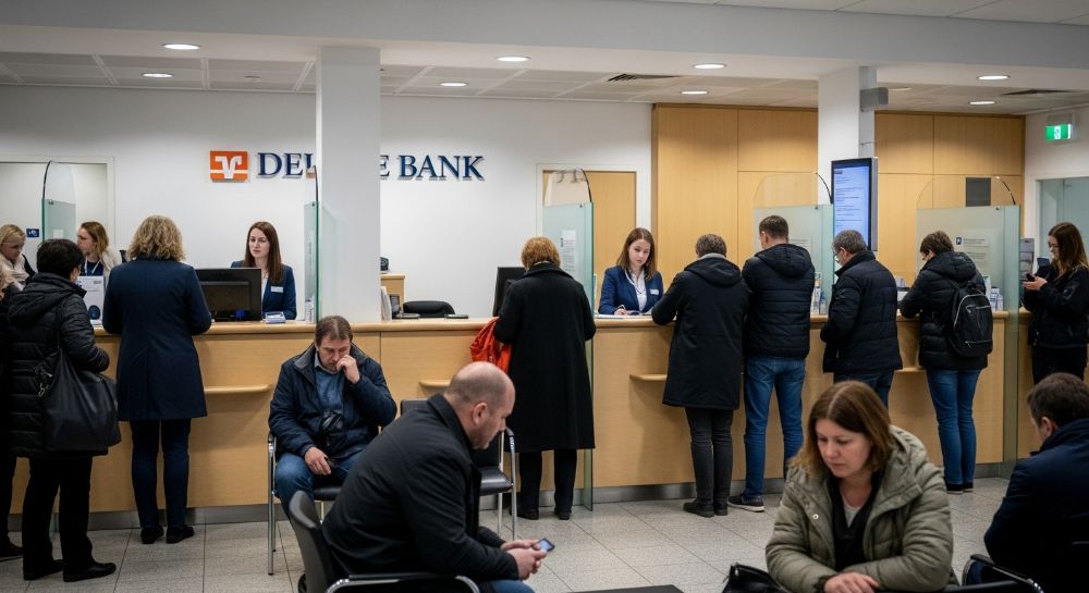 traditional banking queue system