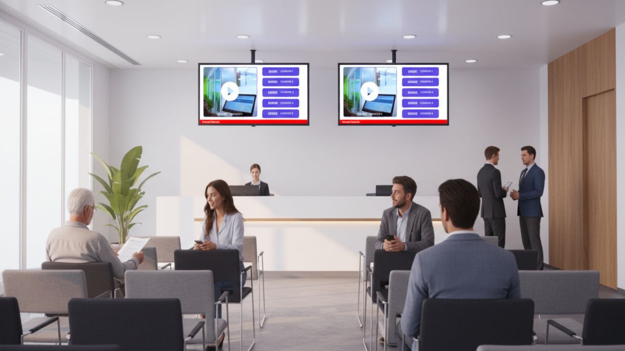 customer engagement via video playing in digital display