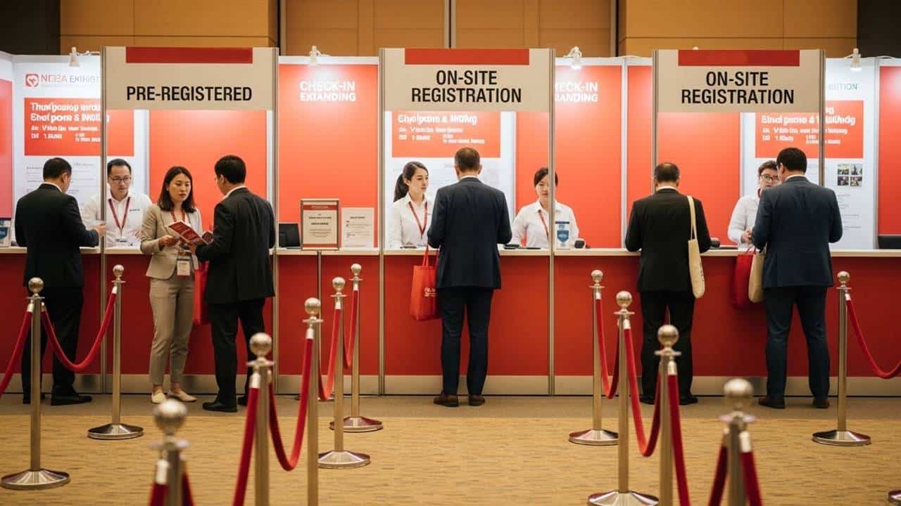 event registration with smart queues