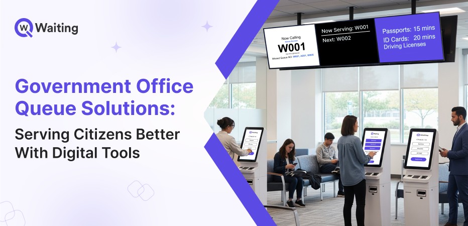 government office queue solutions - serving citizens better with digital tools
