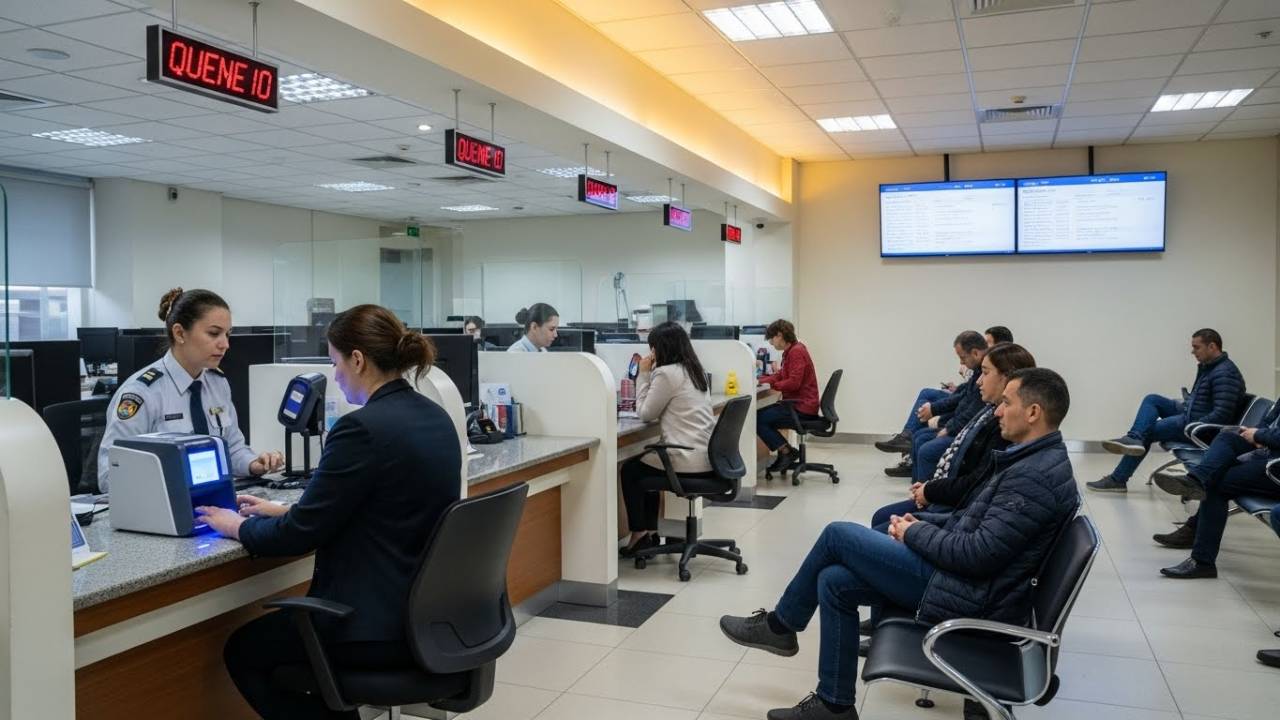 modern public services in a government office