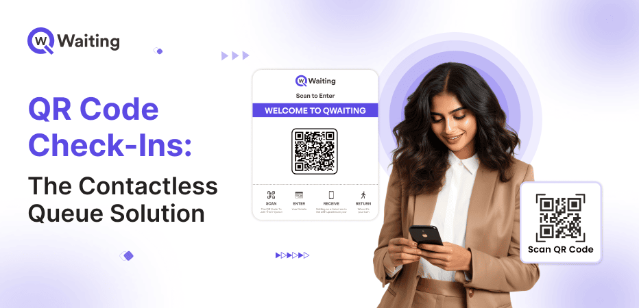 qr code check-ins - the contactless queue solution