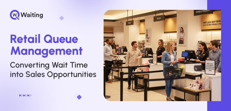 retail queue management - converting wait time into sales opportunities